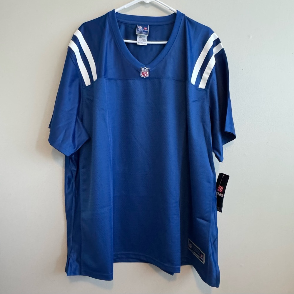 NFL Pro Line Men's Blue Jersey Size 4XL